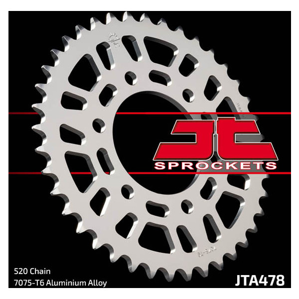 JT JT Rear Sprockets R/W 478-40 Alloy